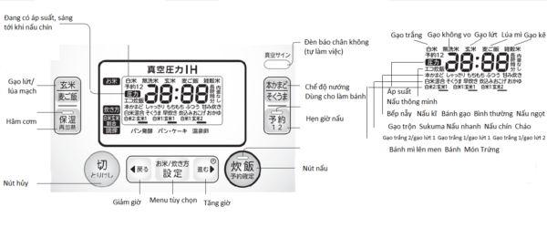 Hướng dẫn sử dụng nồi cơm Toshiba