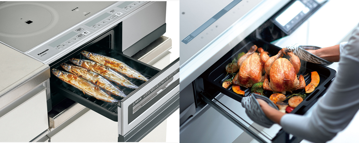 Lò nướng bếp từ Hitachi cao cấp