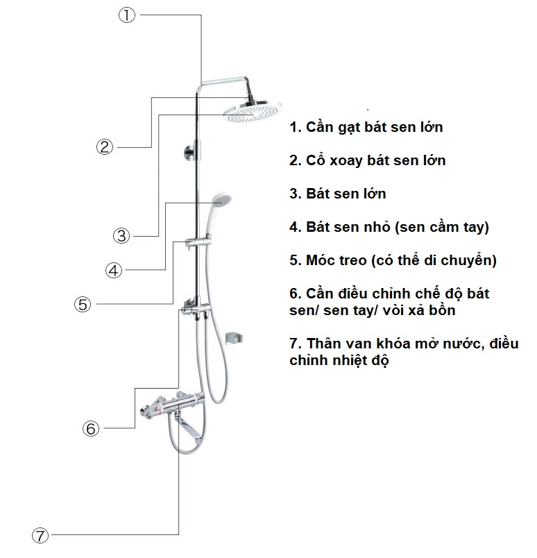 Sơ đồ sen cây TOTO TBW04401J