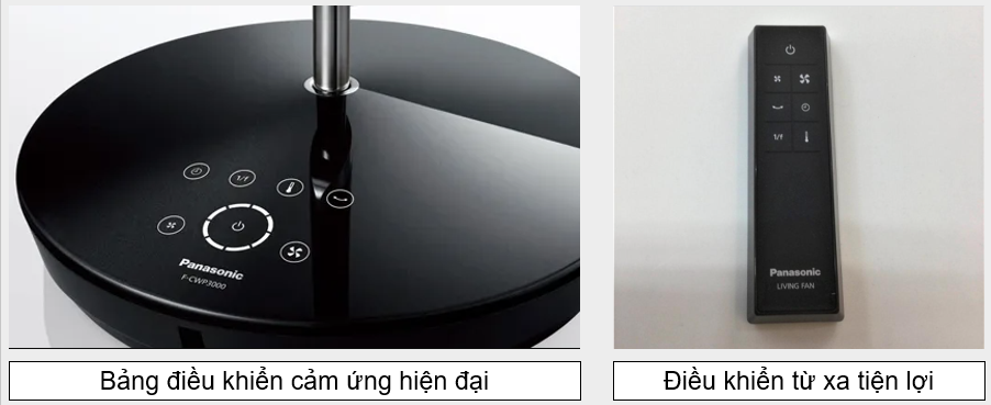 Điều khiển cảm ứng hiện đại và bộ điều khiển từ xa tiện lợi