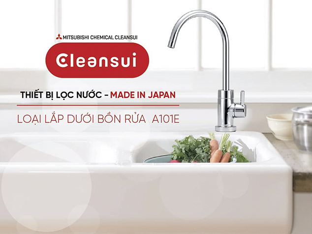 Thiết kế vòi của máy lọc nước Mitsubishi Cleansui A101E