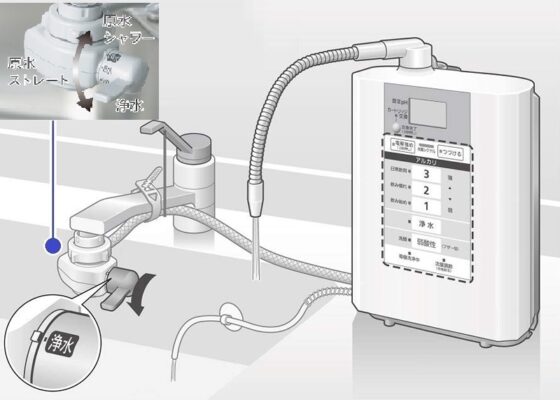 Cần chỉnh chế độ nước tại đầu vòi