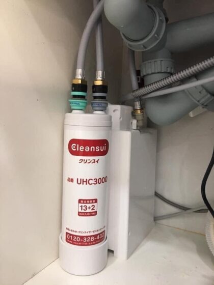 Hình ảnh thực tế bộ lọc máy lọc nước Mitsubishi Cleansui Alkaline AL800