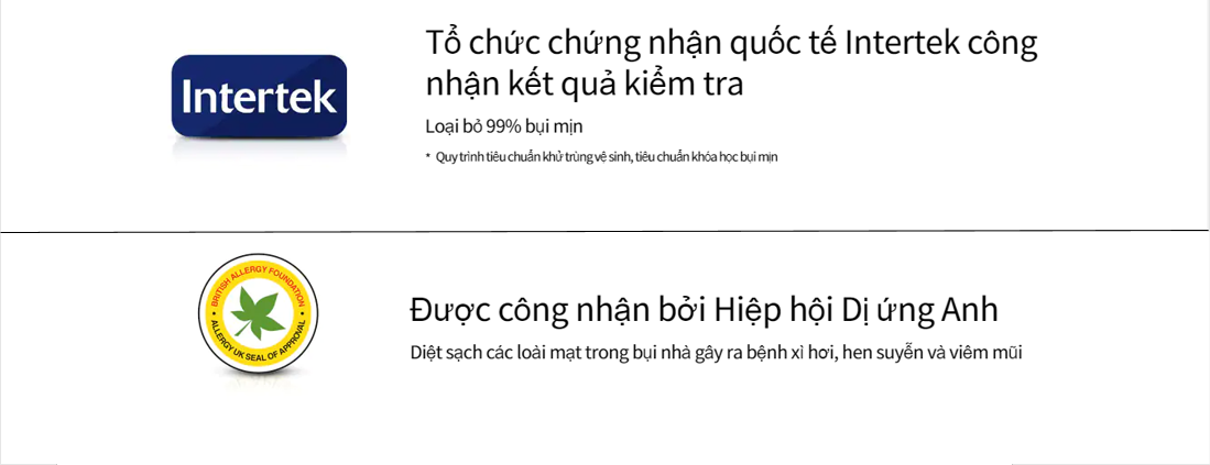Tủ giặt LG Styler S3 đã được kiểm chứng quốc tế về tính năng diệt khuẩn, diệt các tác nhân gây dị ứng