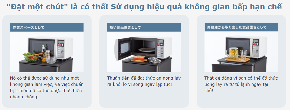 nóc tủ Mitsubishi MR-P15F có khả năng chịu nặng 30kg và chịu nhiệt 100*C