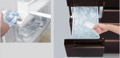 Chức năng làm đá rơi tự động của tủ Hitachi