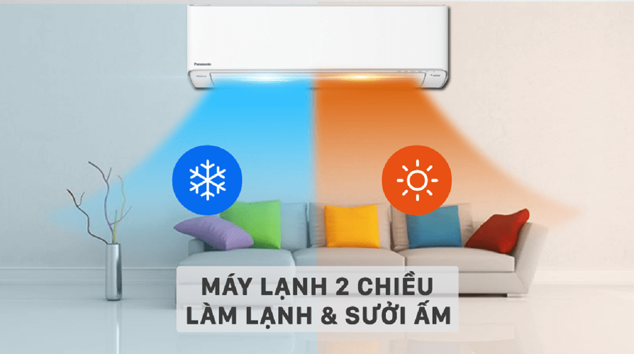 Điều hòa 2 chiều: làm lạnh - sưởi ấm
