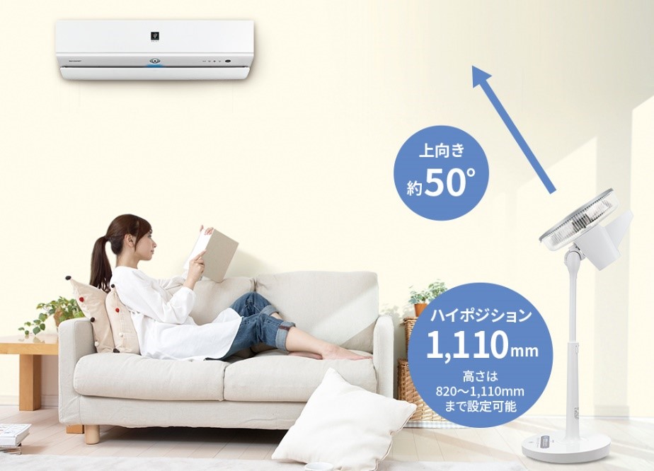 Vị trí lồng hướng khoảng 50 ° trở lên giúp lưu thông không khí nhanh hơn