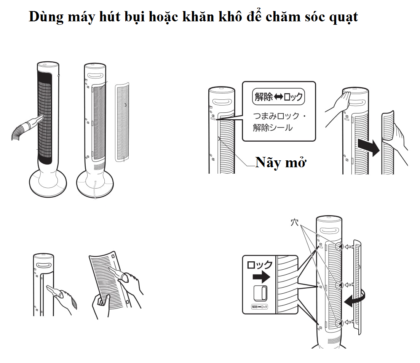 Hướng dẫn vệ sinh quạt