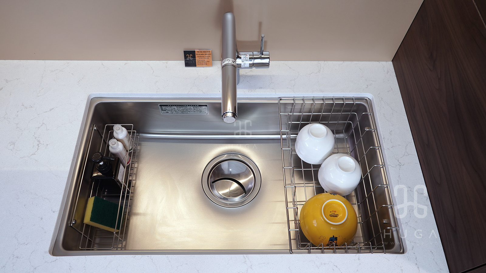 Chậu rửa bát Shigeru LE JSL-K FS Hàng Nhật Chuẩn 365 hình 012