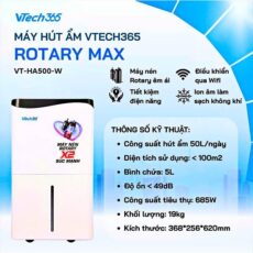 Máy hút ẩm Vtech365 VT-HA500 - hình 06
