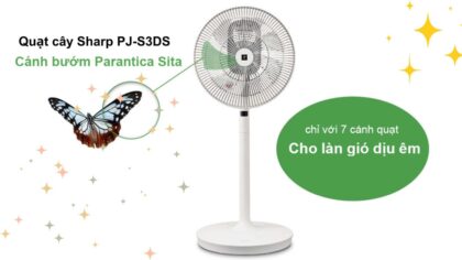 Quạt cây Sharp PJ-S3DS hình 09