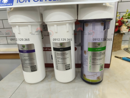 Bộ lọc thô Geyser 3 lõi - Ion Geyser Kangen hình 01
